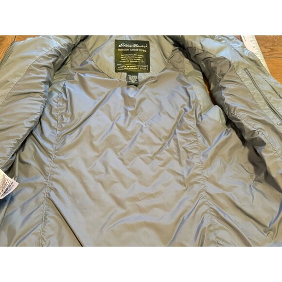 Eddie Bauer Size Medium Premium Goose Down Quilted Puffer‎ Vest Preppy Womens - Picture 10 of 16